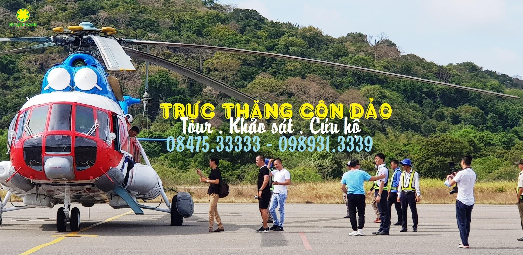 Tour bay trực thăng Côn Đảo