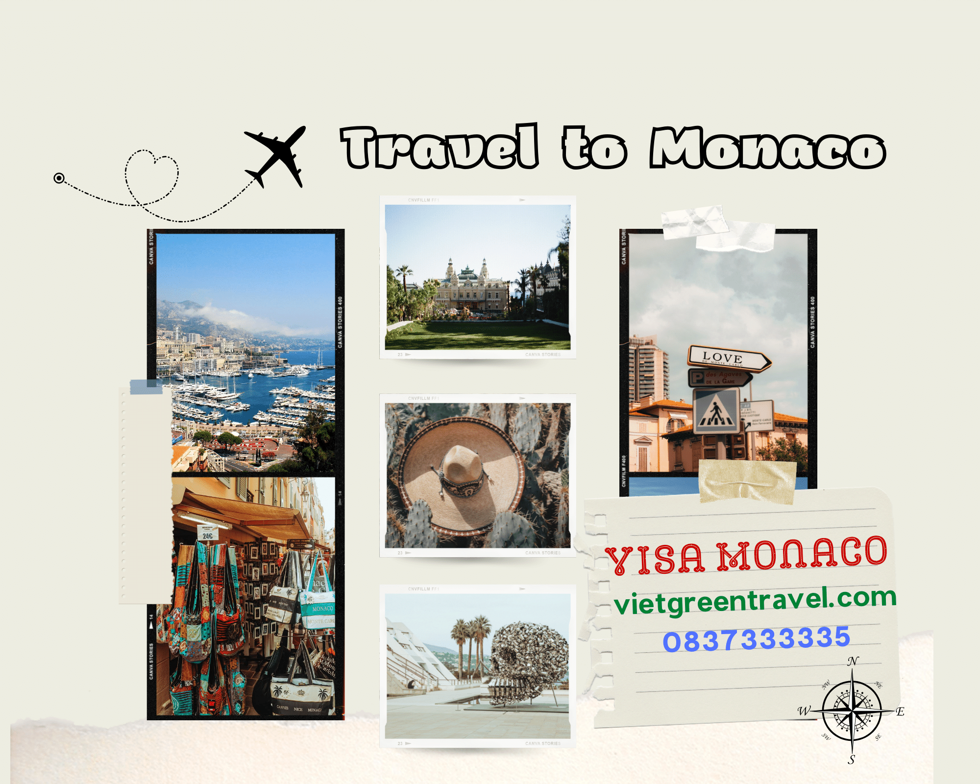 Kinh nghiệm xin visa du lịch Monaco 
