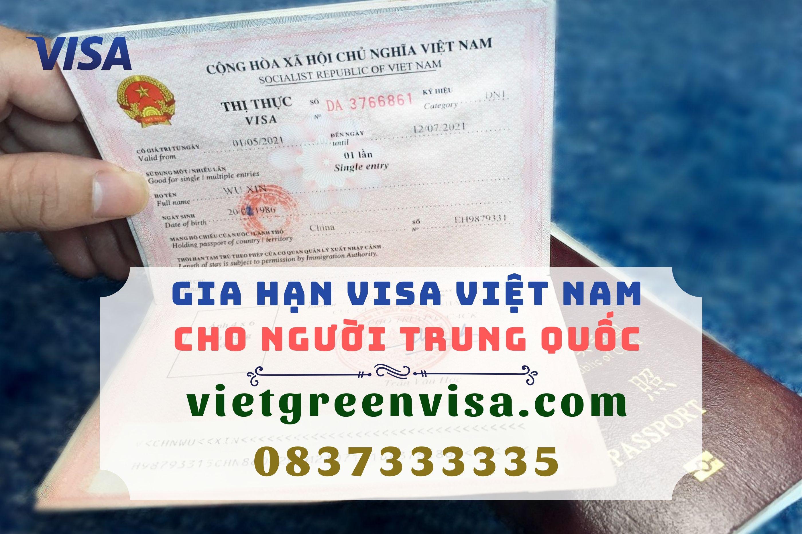 Kinh nghiệm gia hạn visa cho người Trung Quốc tại Việt Nam