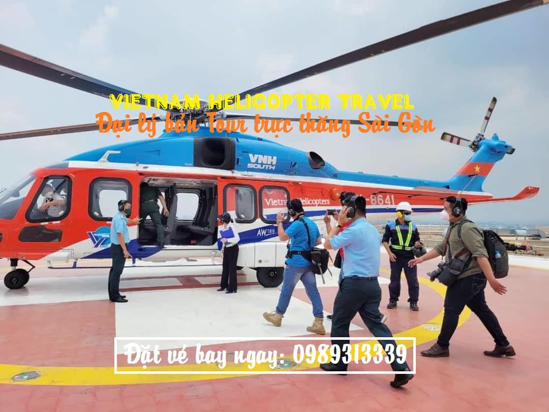 Tour bay trực thăng ngắm cảnh Hồ Chí Minh giá chỉ 4,050,000 đong