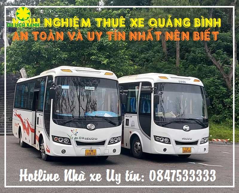 Kinh nghiệm thuê xe du lịch tại Quảng Bình