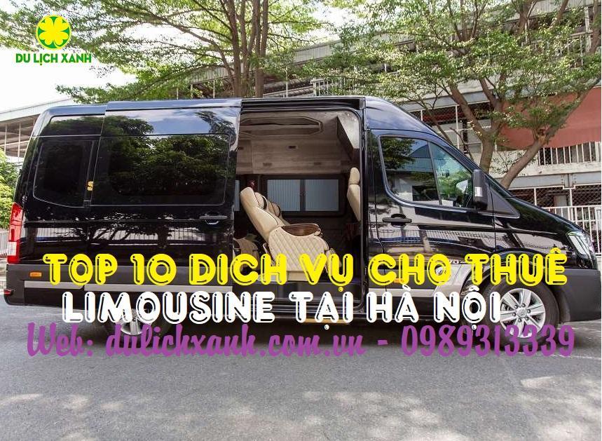 Top 10 dịch vụ  thuê xe limousine tại Hà Nội