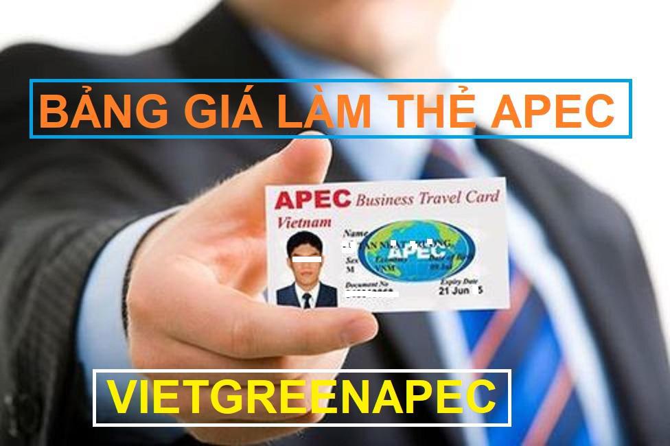 Báo giá dịch vụ làm thẻ APEC 2021 giá ưu đãi nhất Việt Nam