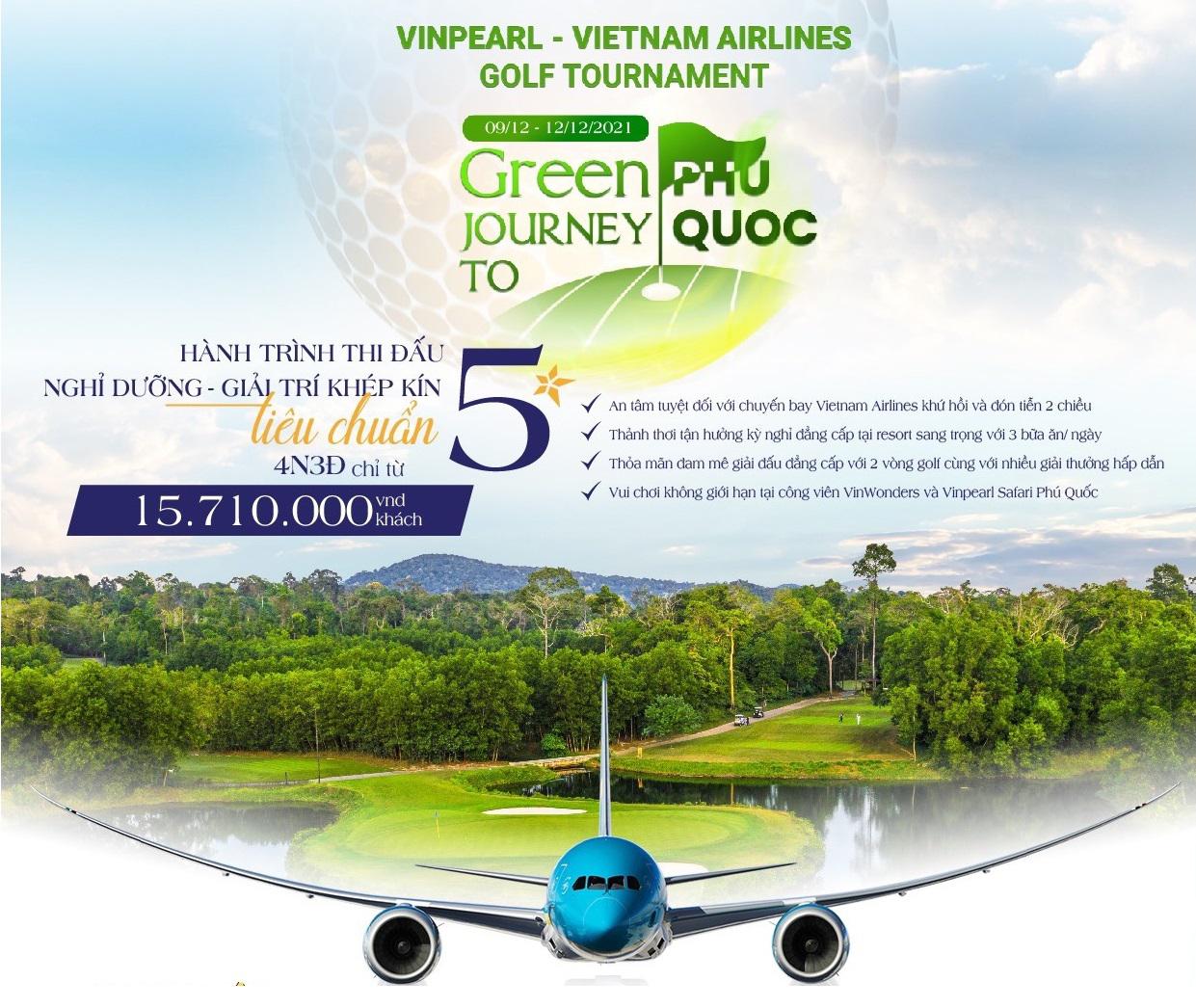GIẢI GOLF GREEN JOURNEY CỦA VIETNAM AIRLINES ĐẾN PHÚ QUỐC