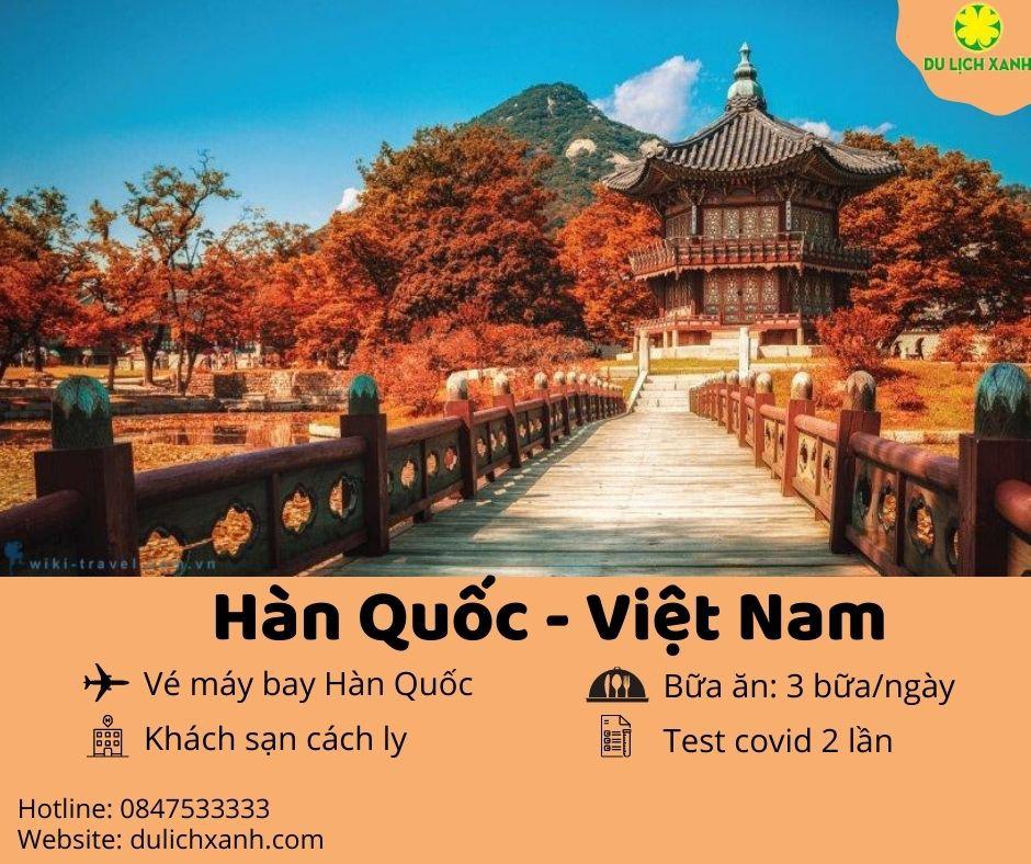 Vé máy bay từ Hàn Quốc về Việt Nam | Lich bay tháng 2+3/2022