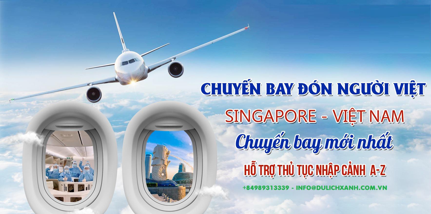 Vé máy bay từ Singapore về Việt Nam | Lịch & Giá Tháng 2+3/2022