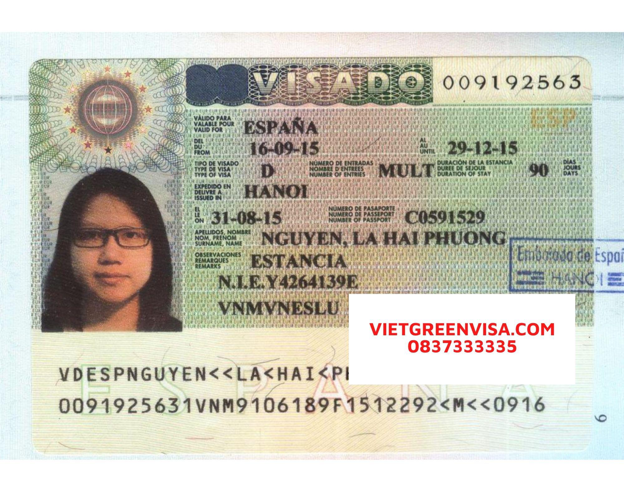 Dịch vụ xin visa công tác Tây Ban Nha cho người nước ngoài