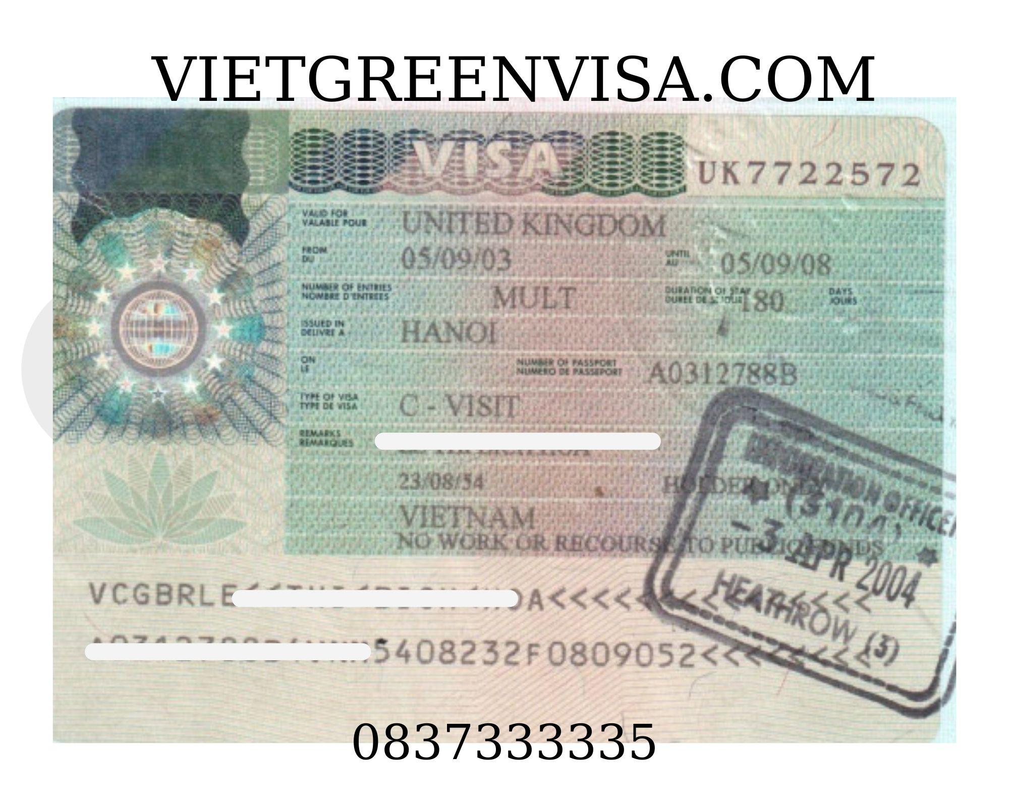 Hỗ trợ xin visa du lịch Anh trọn gói | Du Lịch Xanh