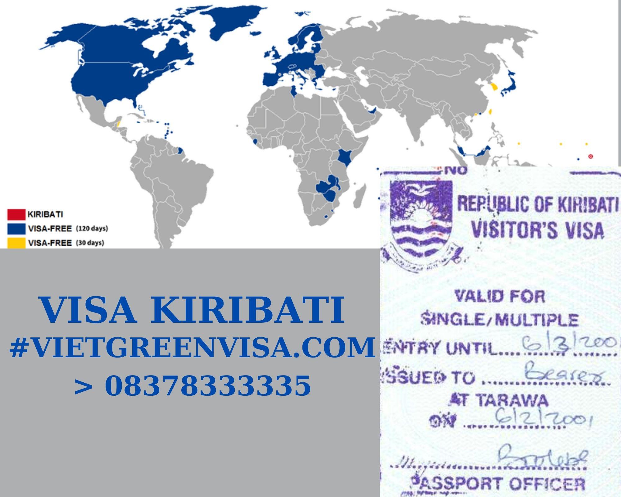 Visa thuyền viên Kiribati, visa Kiribati diện thuyền viên