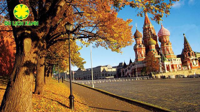 Tour Du Lịch Nga mùa thu Hà Nội  Matxcova St Peterburg