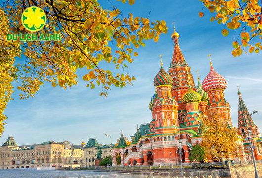 Tour du lịch Nga mùa thu | Đà Nẵng - Hà Nội - Moscow - Suzdal - Vladimir - St.Petesrburg 7 Ngày