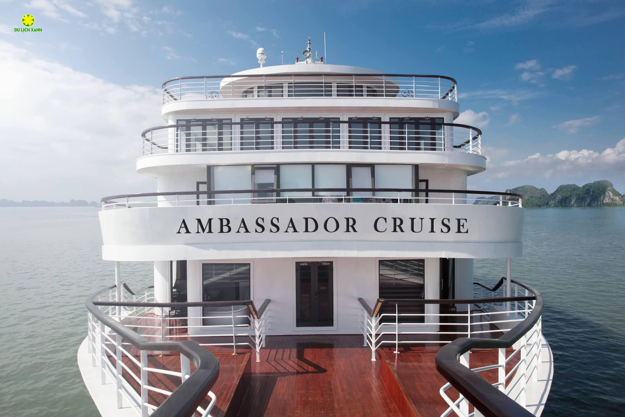 Du thuyền Ambassador, Ambassador Cruise, Tour du thuyền Hạ Long, Du Lịch Xanh