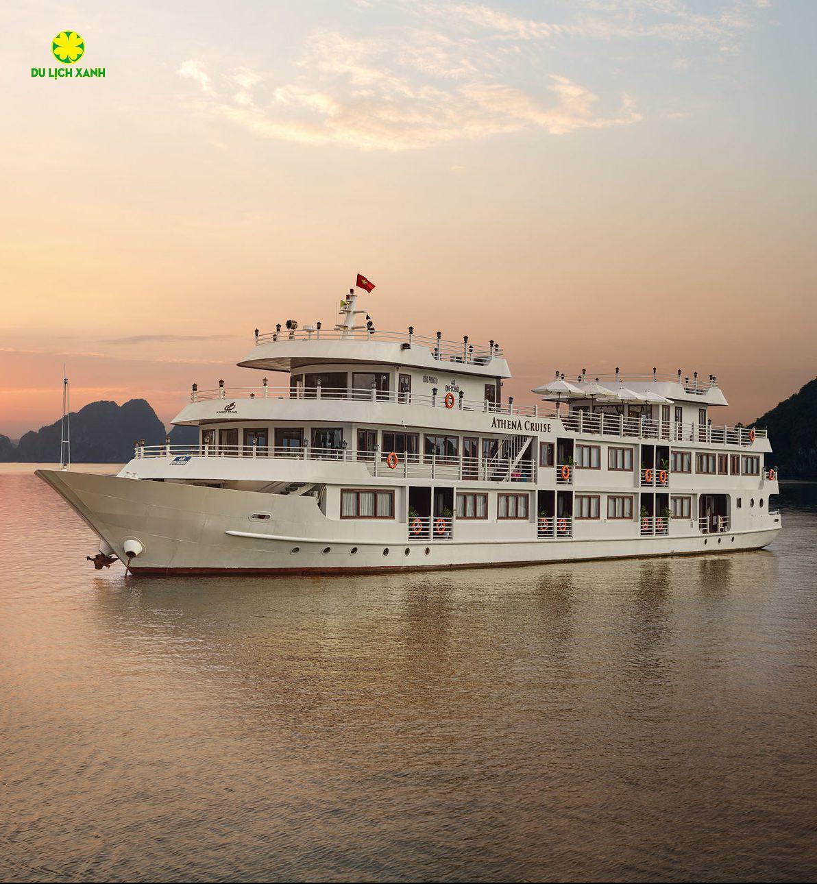 Du thuyền Athena Royal, Athena Royal Cruise, Tour du thuyền Hạ Long, Du Lịch Xanh