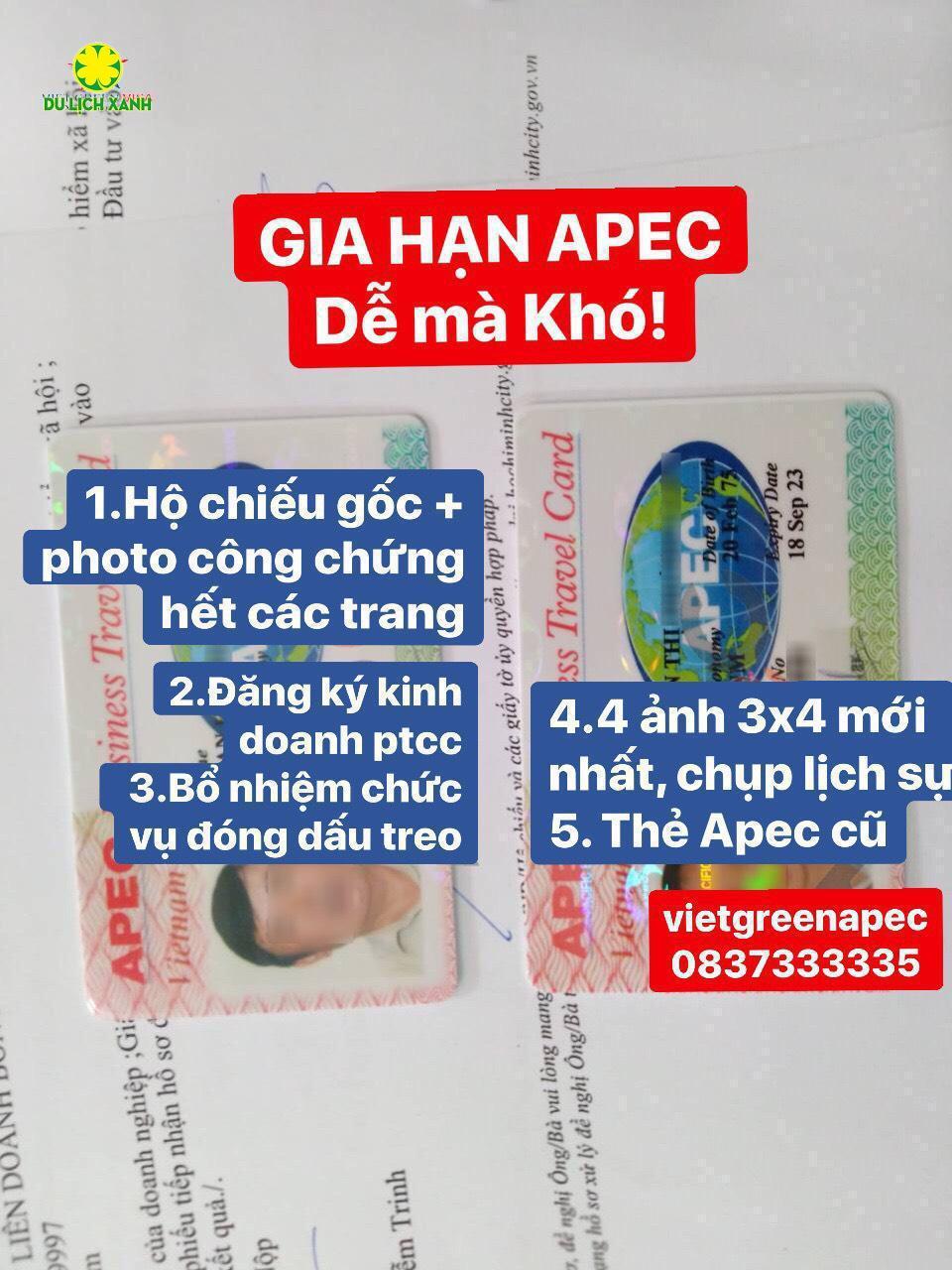 Dịch vụ gia hạn thẻ APEC tại Tây Ninh 2024