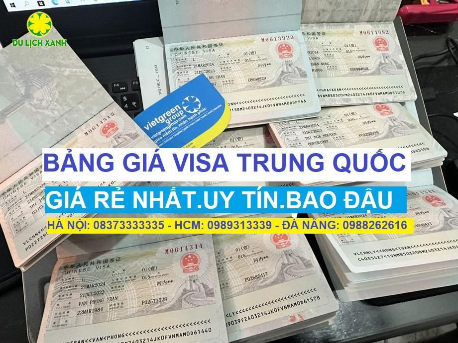 Dịch vụ xin visa Trung Quốc tại Đà Nẵng, xin visa Trung Quốc tại Đà Nẵng, Visa Trung Quốc, Viet Green Visa, Du Lịch Xanh