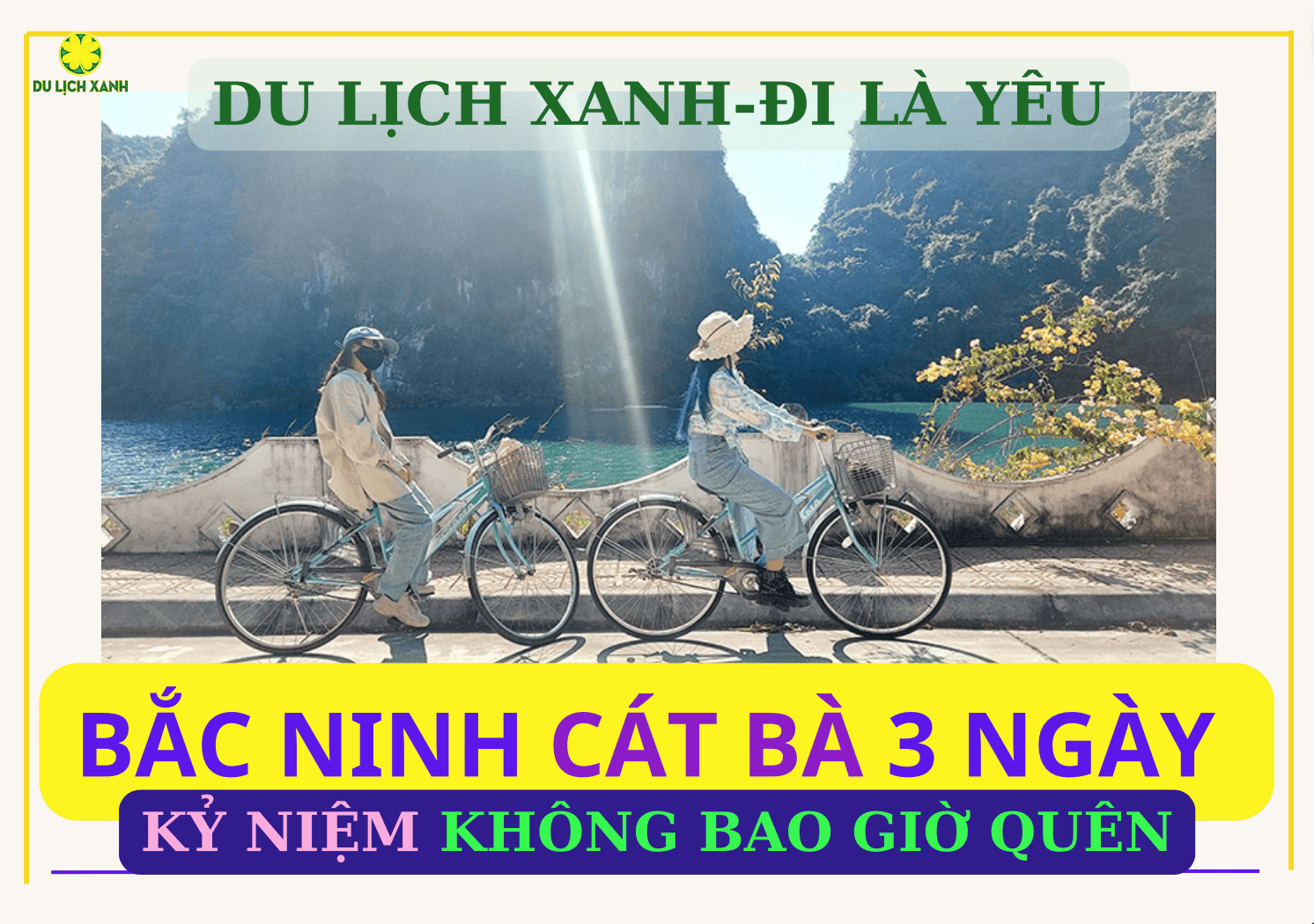 Tour Bắc Ninh Cát Bà 3 ngày 2 đêm - tour giá tốt