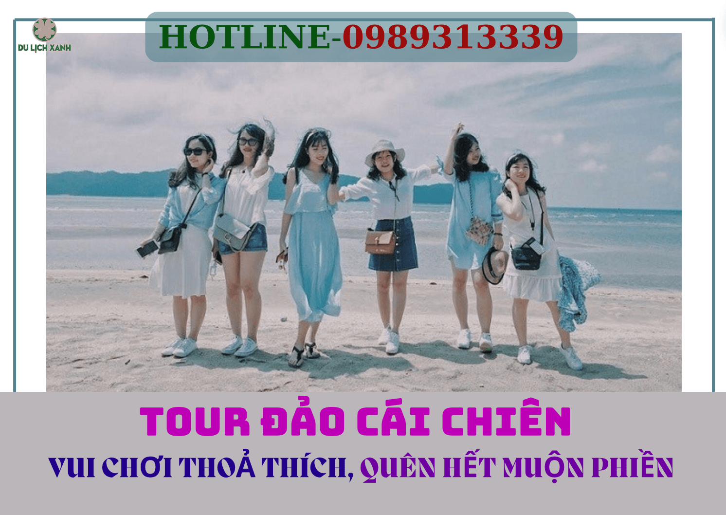 Tour đảo Cái Chiên 2 ngày 1 đêm chất lượng