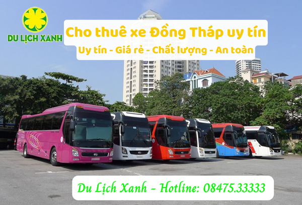 Bảng giá thuê xe du lịch tại Đồng Tháp uy tín