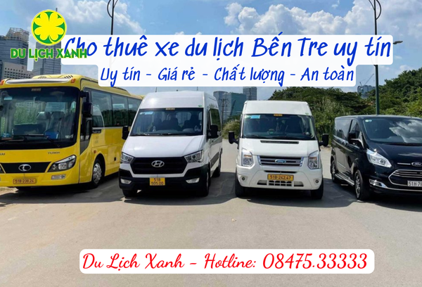 Bảng giá cho thuê du lịch tại Bến Tre uy tín