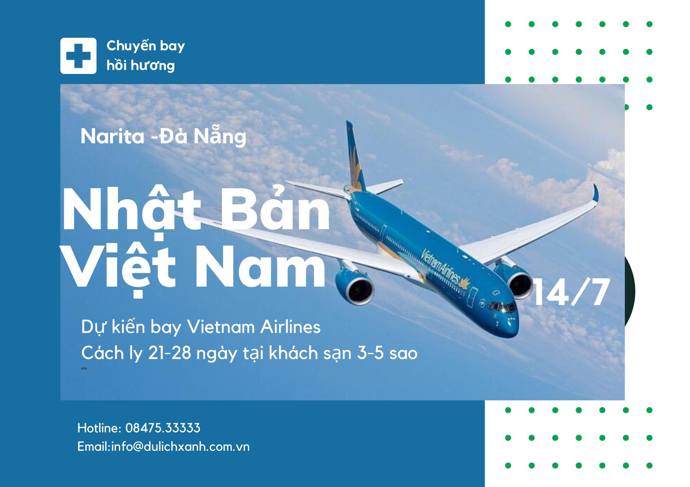 Chuyến bay mới nhất Nhật Bản về Việt Nam tháng 7