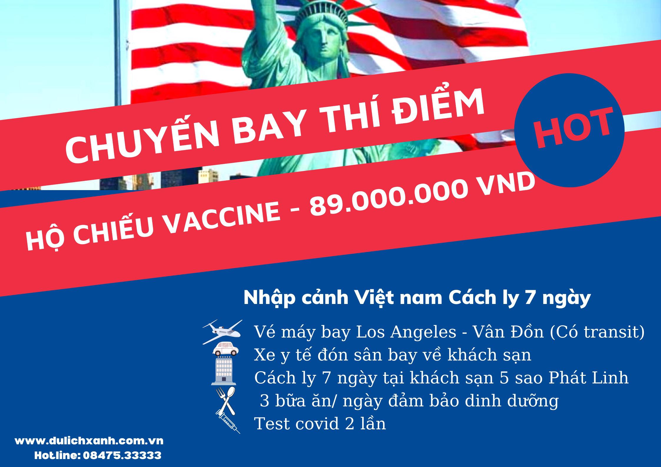 Chuyến bay về nước cho đối tượng đã tiêm vaccine từ Mỹ về Việt Nam