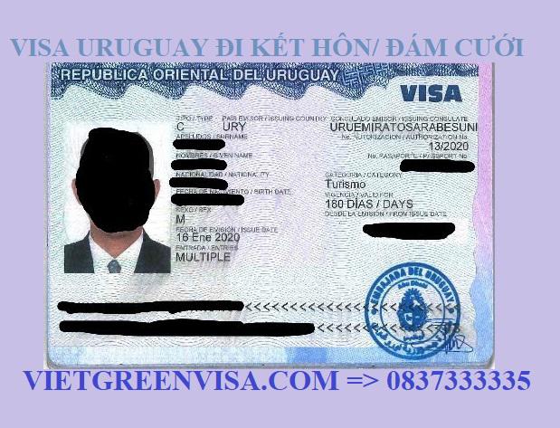  Xin Visa Uruguay kết hôn, sang Uruguay tổ chức đám cưới