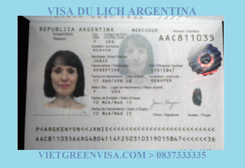 Dịch vụ xin Visa du lịch Argentina uy tín, trọn gói