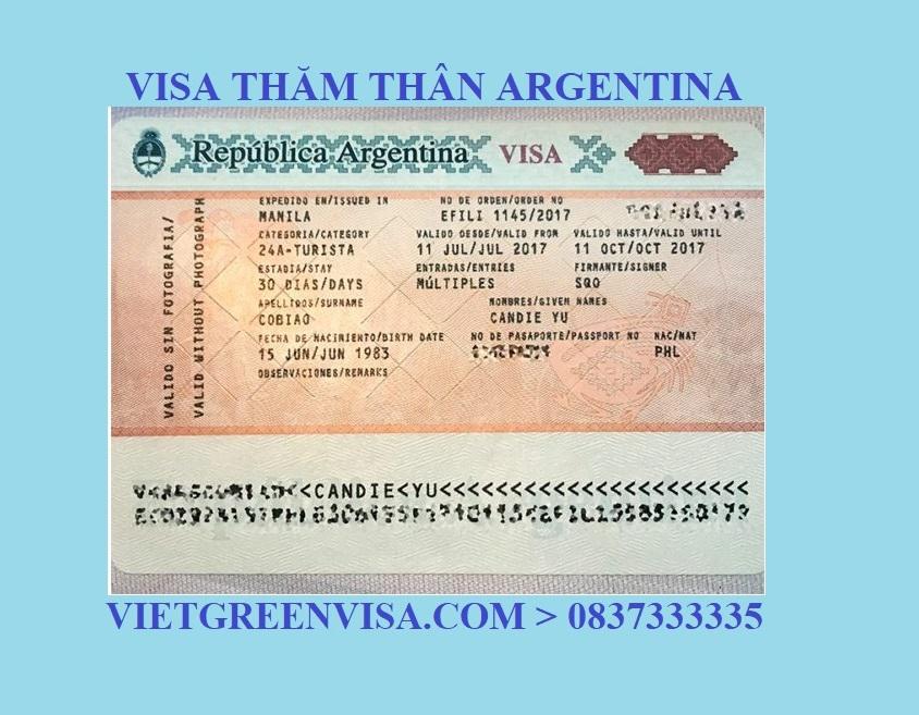 Xin Visa Argentina thăm thân, nhanh gọn, giá rẻ