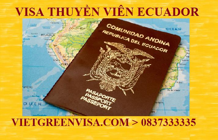 Dịch vụ Visa thuyền viên đi Ecuador: Nhận tàu, Lái tàu