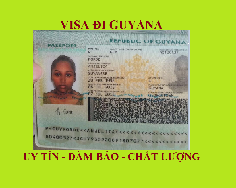 Dịch vụ xin Visa Guyana trọn gói tại Hà Nội, Hồ Chí Minh
