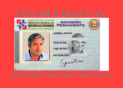 Xin Visa Paraguay trọn gói tại Hà Nội, Hồ Chí Minh