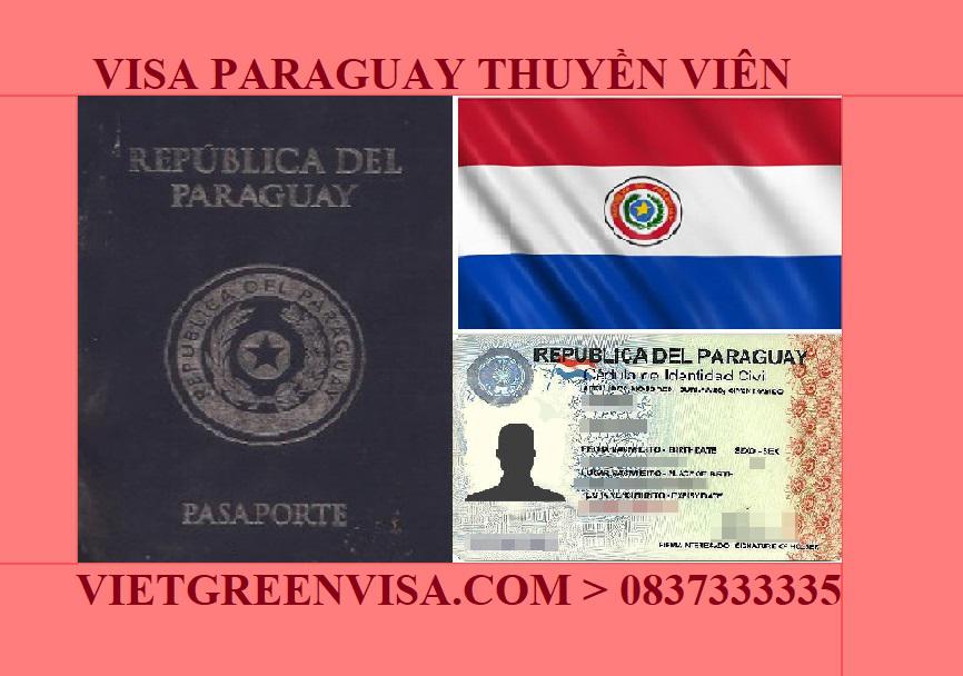 Dịch vụ Visa thuyền viên đi Paraguay Nhận tàu, Lái tàu, Làm việc trên tàu