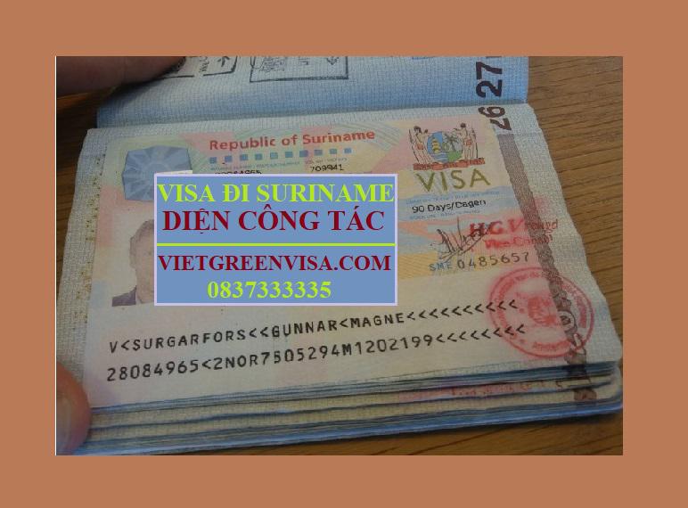 Làm xin Visa Suriname công tác uy tín, giá rẻ, nhanh gọn