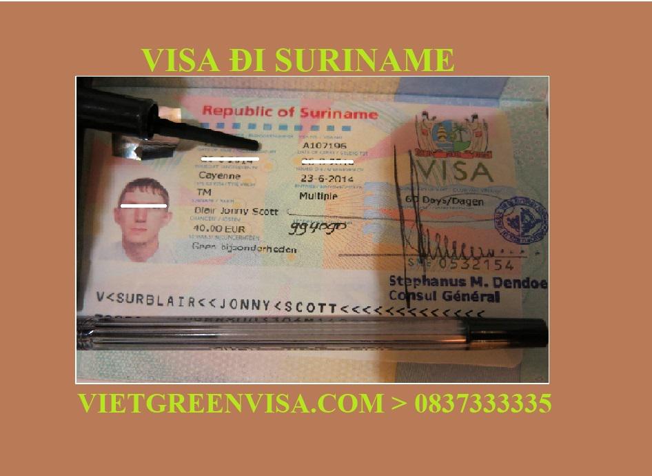 Xin Visa Suriname trọn gói tại Hà Nội, Hồ Chí Minh