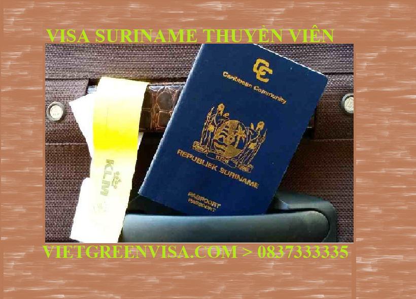 Dịch vụ Visa thuyền viên đi Suriname, lái tàu, thuỷ thủ