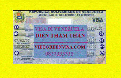 Xin Visa Venezuela thăm thân, nhanh gọn, giá rẻ