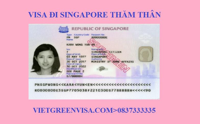 Xin Visa Singapore thăm thân, nhanh gọn, giá rẻ