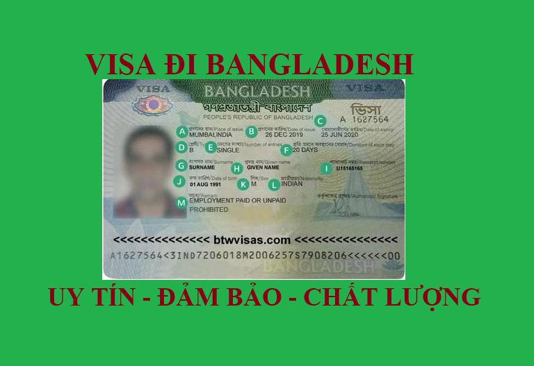 Xin Visa Bangladesh trọn gói tại Hà Nội, Hồ Chí Minh