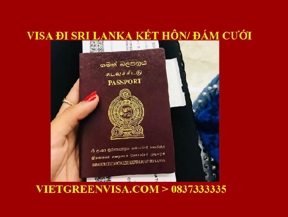  Dịch vụ xin Visa sang Sri Lanka tổ chức đám cưới, kết hôn 