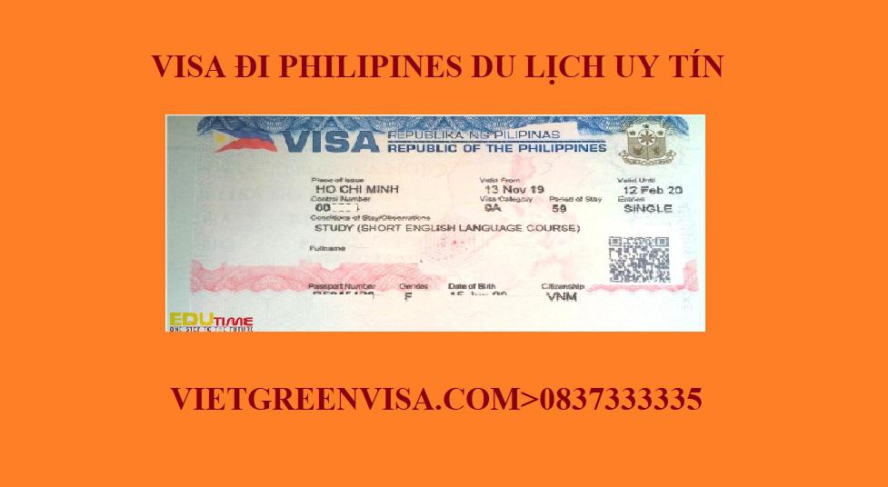 Xin Visa du lịch Philipines uy tín, trọn gói