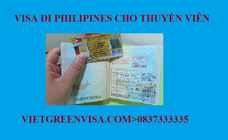 Dịch vụ Visa thuyền viên đi Philipines Nhận tàu, Lái tàu