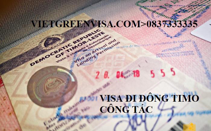 Làm visa công tác Đông timo trọn gói, bao đậu