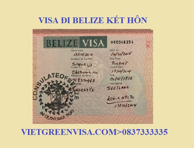 Làm Visa sang Belize tổ chức đám cưới, kết hôn