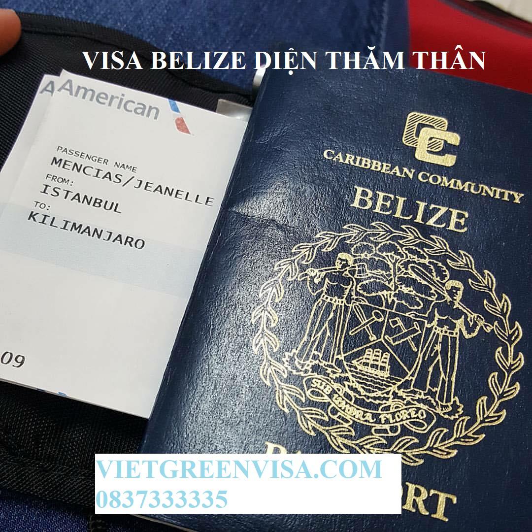 Dịch vụ Visa Belize thăm thân, nhanh gọn, giá rẻ