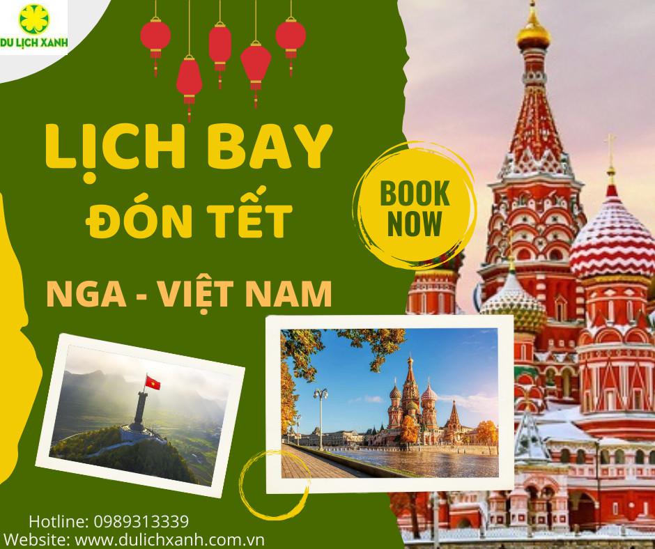 Vé máy bay từ Nga về Việt Nam| Cập nhật giá tháng 1/ 2022