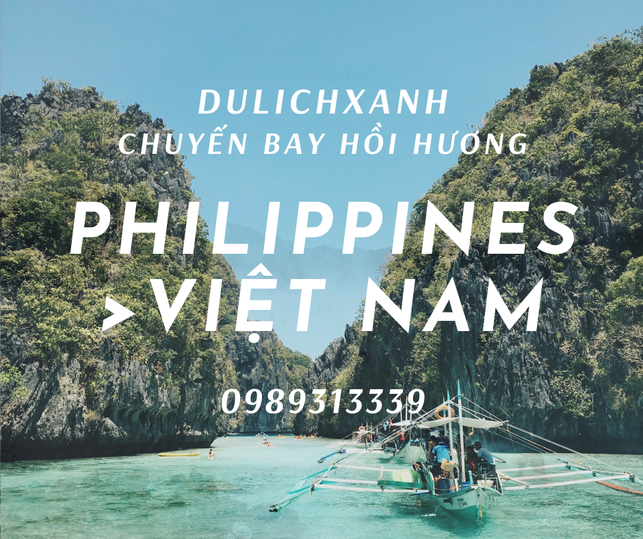 Vé máy bay từ Philippines về Việt Nam | Cập nhật Giá tháng 2+3/2022