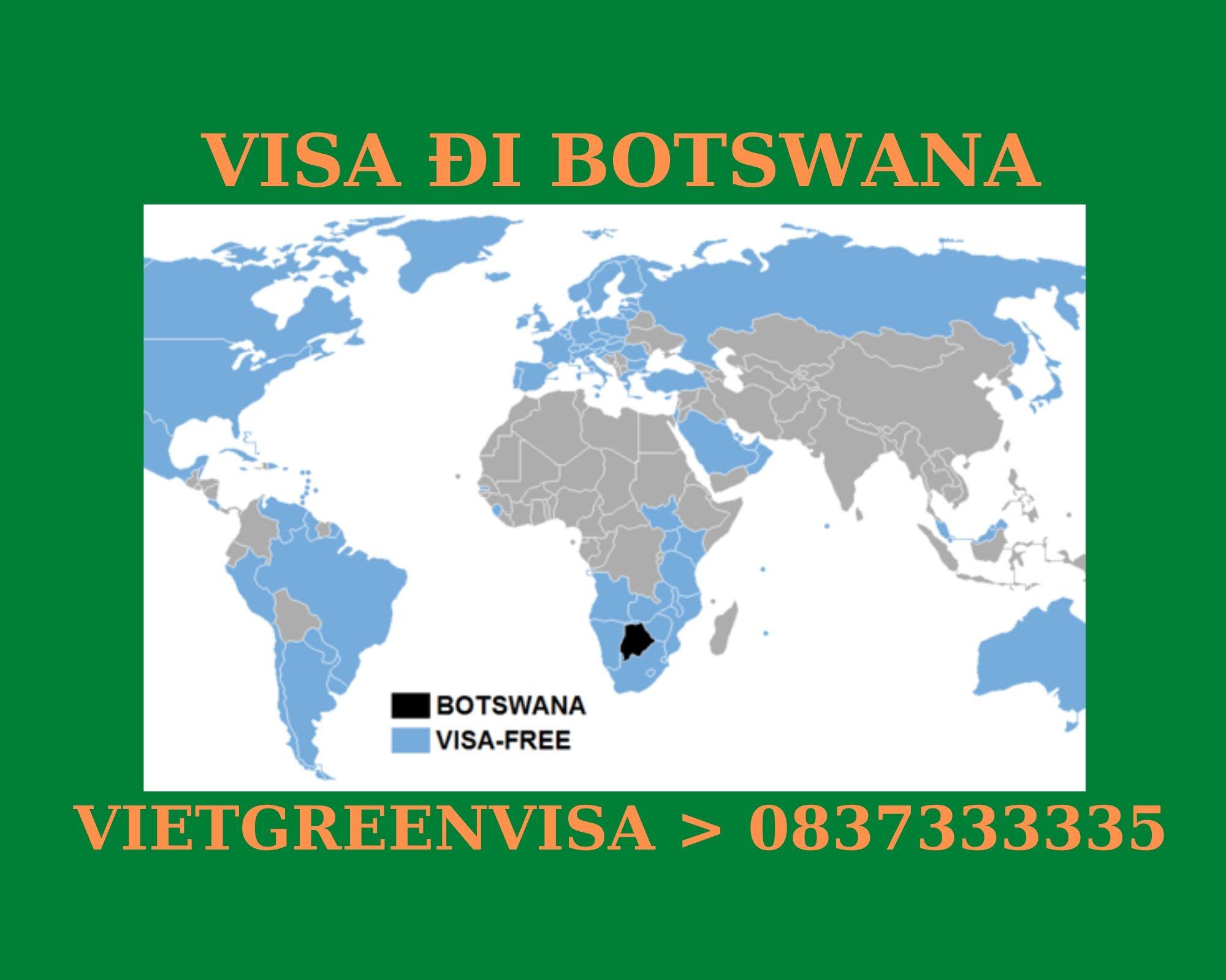 Xin Visa công tác  Botswana nhanh chóng, trọn gói