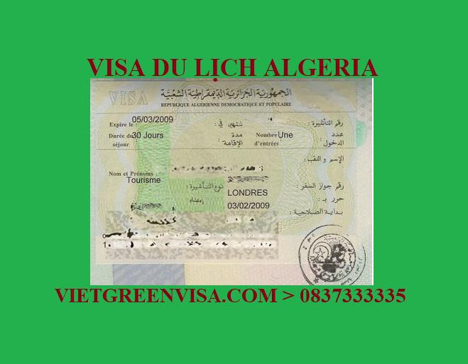 Làm Visa du lịch Algeria uy tín, trọn gói 