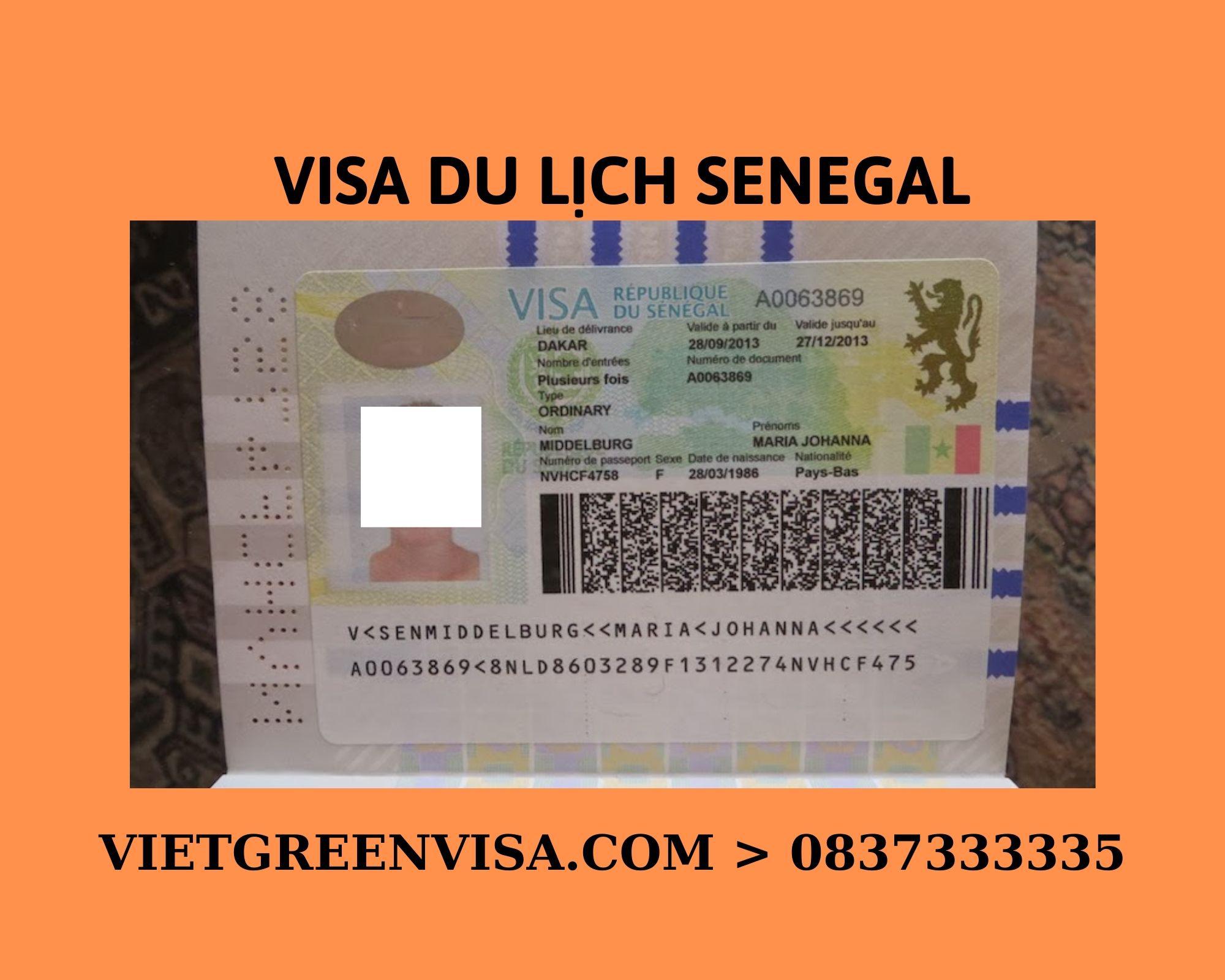 Làm Visa du lịch Senegal trọn gói, giá rẻ