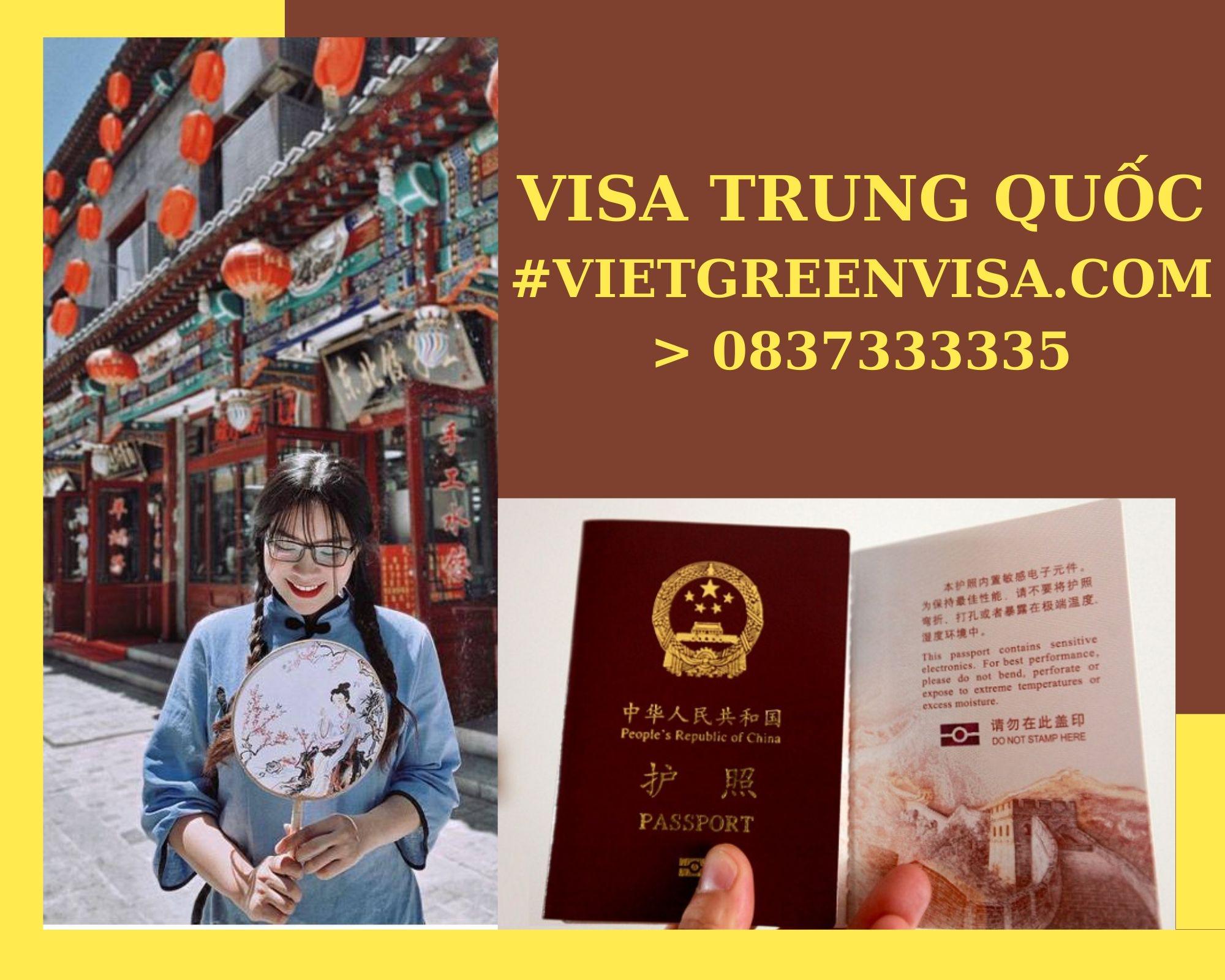 Xin Visa Trung Quốc công tác uy tín, giá rẻ, nhanh gọn